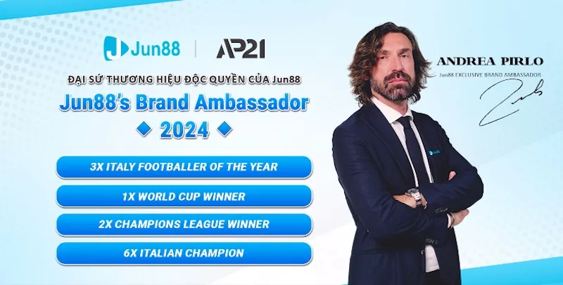 Andrea Pirlo - Đại sứ nhà cái