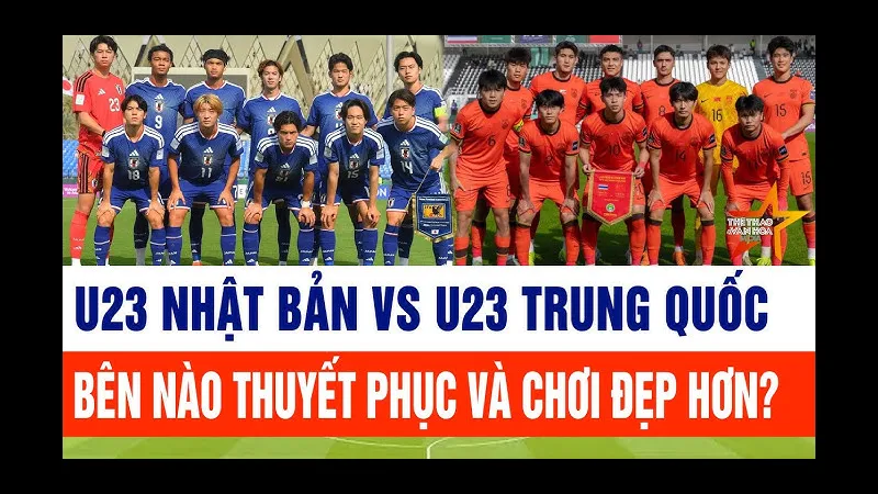 Cầu thủ U23 Nhật Bản ghi bàn trong trận đấu với U23 Trung Quốc Cầu thủ U23 Nhật Bản ghi bàn trong trận đấu với U23 Trung Quốc