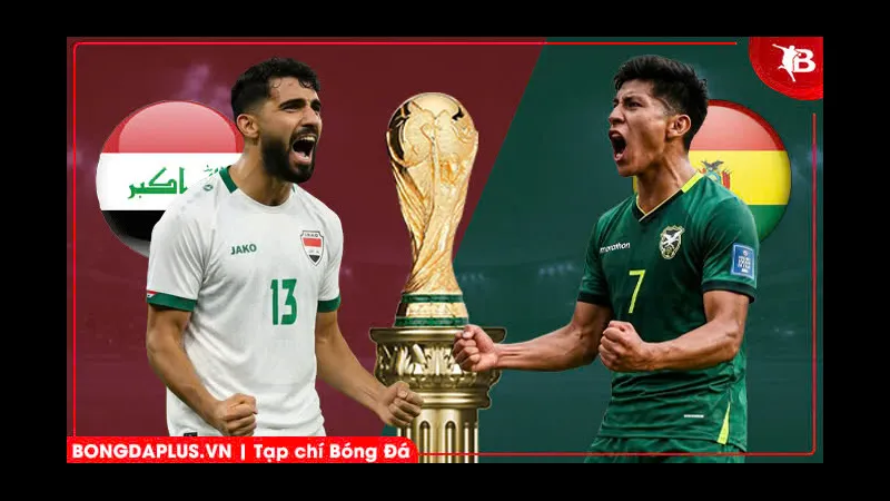 Cầu thủ Iraq và Bolivia đối diện trong trận đấu căng thẳng